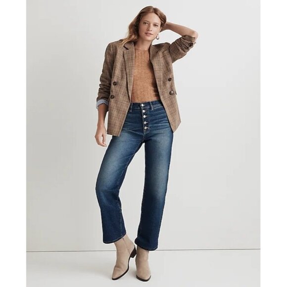 Madewell Denim - Madewell The Perfect Vintage Wide-Leg Jean in Clemens Wash